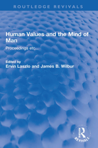 صورة الغلاف: Human Values and the Mind of Man 1st edition 9781032071770