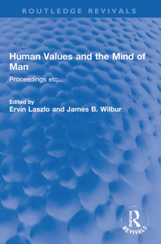 Cover image: Human Values and the Mind of Man 1st edition 9781032071770