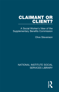 Cover image: Claimant or Client? 1st edition 9781032058016