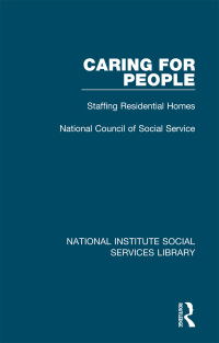 Omslagafbeelding: Caring for People 1st edition 9781032069142