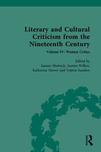 Cover image: Literary and Cultural Criticism from the Nineteenth Century 1st edition 9781032059365