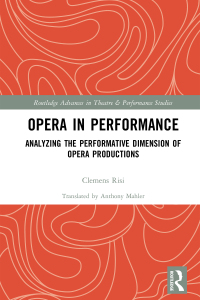 Cover image: Opera in Performance 1st edition 9780367645021