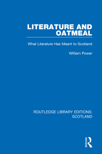Cover image: Literature and Oatmeal 1st edition 9781032074757