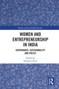 Cover image: Women and Entrepreneurship in India 1st edition 9780367750275
