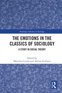 Cover image: The Emotions in the Classics of Sociology 1st edition 9780367542566