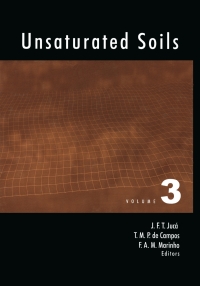 Imagen de portada: Unsaturated Soils - Volume 3 1st edition 9789058093745