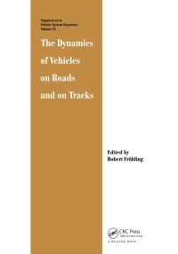 Imagen de portada: The Dynamics of Vehicles on Roads and on Tracks 1st edition 9789026516290