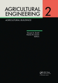 Cover image: Agricultural Engineering Volume 2: Agricultural Buildings 1st edition 9789061919773