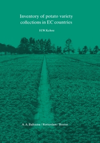 Cover image: Inventory of Potato Variety Collections in EEC Countries 1st edition 9789061916338