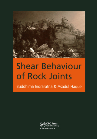 Cover image: Shear Behaviour of Rock Joints 1st edition 9789058093080