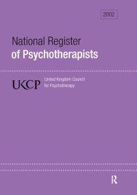 Cover image: National Register of Psychotherapists 2002 1st edition 9781583912492