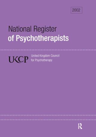 Imagen de portada: National Register of Psychotherapists 2002 1st edition 9781583912492
