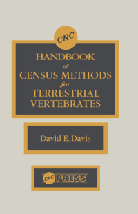 Imagen de portada: CRC Handbook of Census Methods for Terrestrial Vertebrates 1st edition 9780849329708