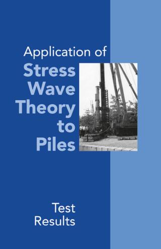 Cover image: Application of Stress Wave Theory to Piles: Test Results 1st edition 9789054108467