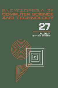 Cover image: Encyclopedia of Computer Science and Technology 1st edition 9780824722807