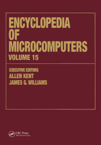 Imagen de portada: Encyclopedia of Microcomputers 1st edition 9780824727130