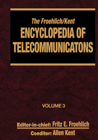 Cover image: The Froehlich/Kent Encyclopedia of Telecommunications 1st edition 9780824729028