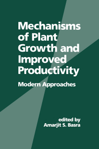 Cover image: Mechanisms of Plant Growth and Improved Productivity Modern Approaches 1st edition 9780824791926