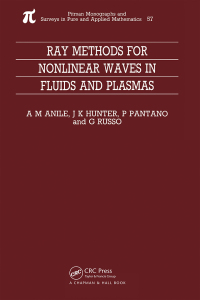 صورة الغلاف: Ray Methods for Nonlinear Waves in Fluids and Plasmas 1st edition 9780367449940