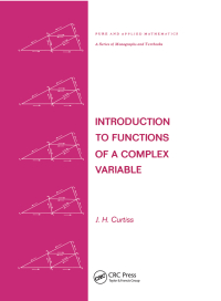 صورة الغلاف: Introduction to Functions of a Complex Variable 1st edition 9781032297484