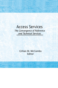 Imagen de portada: Access Services: 1st edition 9781560241706