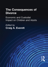 Imagen de portada: The Consequences of Divorce 1st edition 9781560241881