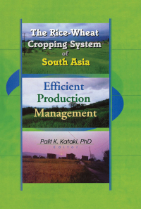Omslagafbeelding: The Rice-Wheat Cropping System of South Asia 1st edition 9781560220879