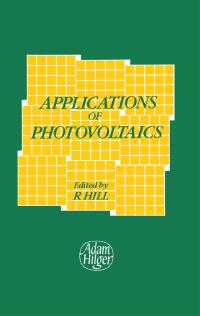 Cover image: Applications of Photovoltaics 1st edition 9780852742778