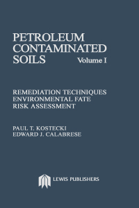 Cover image: Petroleum Contaminated Soils, Volume I 1st edition 9780873711357