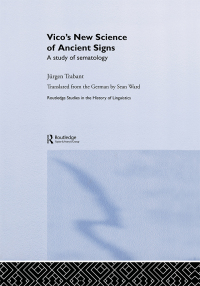 Imagen de portada: Vico's New Science of Ancient Signs 1st edition 9780415309875
