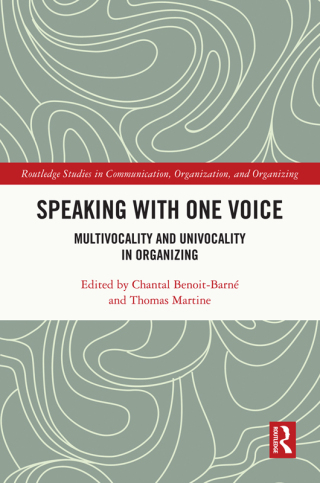 Imagen de portada: Speaking With One Voice 1st edition 9781032040004
