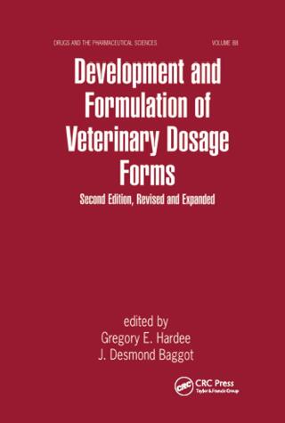 Omslagafbeelding: Development and Formulation of Veterinary Dosage Forms 2nd edition 9780367400590