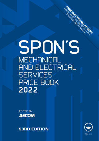 Cover image: Spon's Mechanical and Electrical Services Price Book 2022 53rd edition 9781032052267