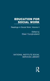 Cover image: Education for Social Work 1st edition 9781032059532