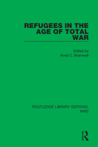 Cover image: Refugees in the Age of Total War 1st edition 9781032078229