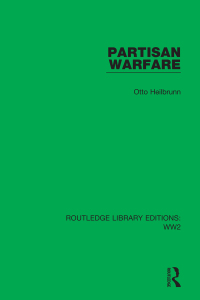 صورة الغلاف: Partisan Warfare 1st edition 9781032104959