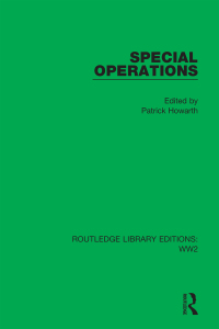 صورة الغلاف: Special Operations 1st edition 9781032073774