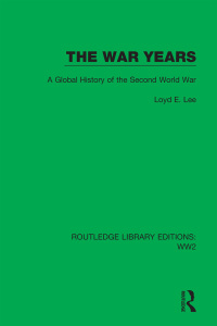 Titelbild: The War Years 1st edition 9781032074382