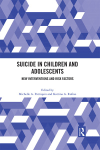 Cover image: Suicide in Children and Adolescents 1st edition 9781032058412