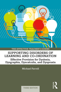 Cover image: Supporting Disorders of Learning and Co-ordination 3rd edition 9781032012735
