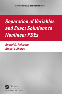 Immagine di copertina: Separation of Variables and Exact Solutions to Nonlinear PDEs 1st edition 9780367486891