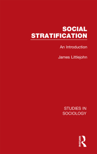 صورة الغلاف: Social Stratification 1st edition 9781032100326