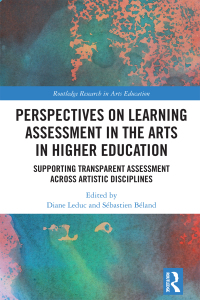 Imagen de portada: Perspectives on Learning Assessment in the Arts in Higher Education 1st edition 9781032056067