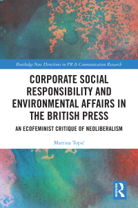 Omslagafbeelding: Corporate Social Responsibility and Environmental Affairs in the British Press 1st edition 9780367550202