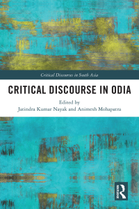 Cover image: Critical Discourse in Odia 1st edition 9781032124858