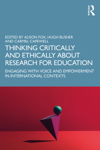 Titelbild: Thinking Critically and Ethically about Research for Education 1st edition 9780367556914