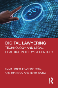 Cover image: Digital Lawyering 1st edition 9780367260781