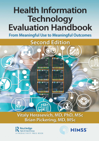 Cover image: Health Information Technology Evaluation Handbook 2nd edition 9781032133072
