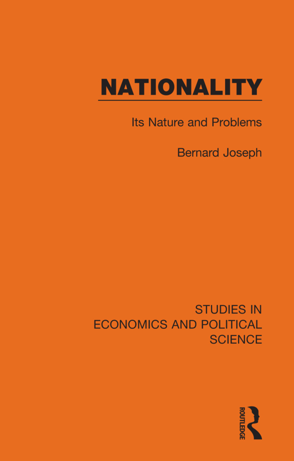Nationality Its Nature and Problems 1st Edition