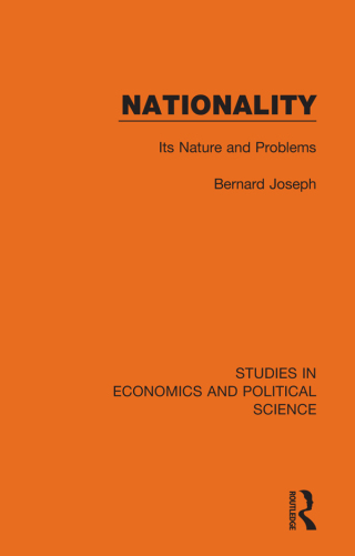 Cover image: Nationality 1st edition 9781032131641